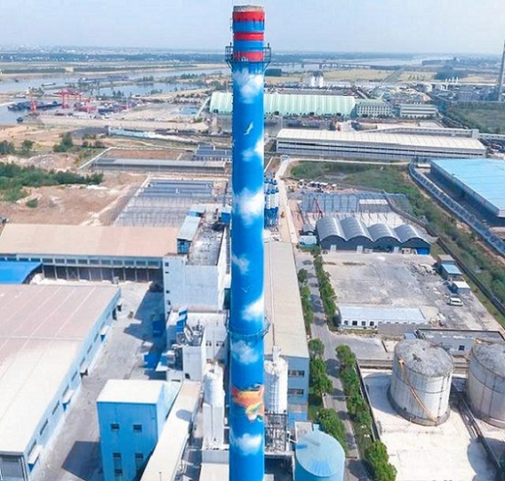 烟囱美化新风尚:专业团队打造技术精湛之作